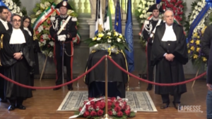 Frattini, la camera ardente a Palazzo Spada