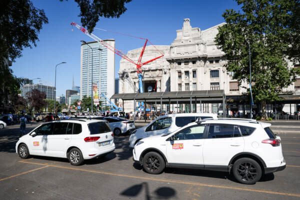 Sciopero dei TAXI a Milano