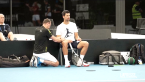 Djokovic, Nole torna in Australia: l’allenamento