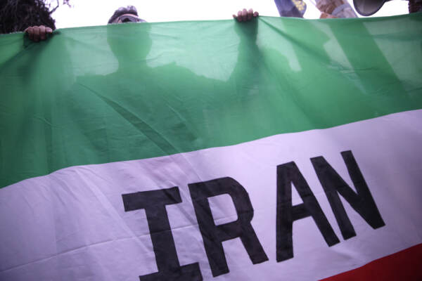 Roma, manifestazione indetta dal Partito Radicale in sostegno delle donne in Iran
