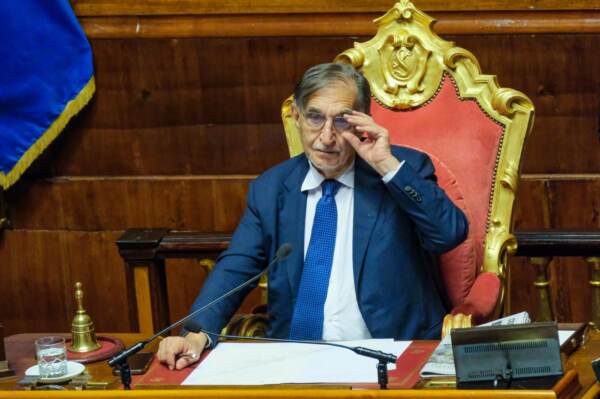 L’Aula del Senato vota la fiducia sulla manovra di bilancio 2023