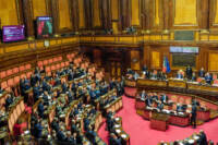 L’Aula del Senato vota la fiducia sulla manovra di bilancio 2023