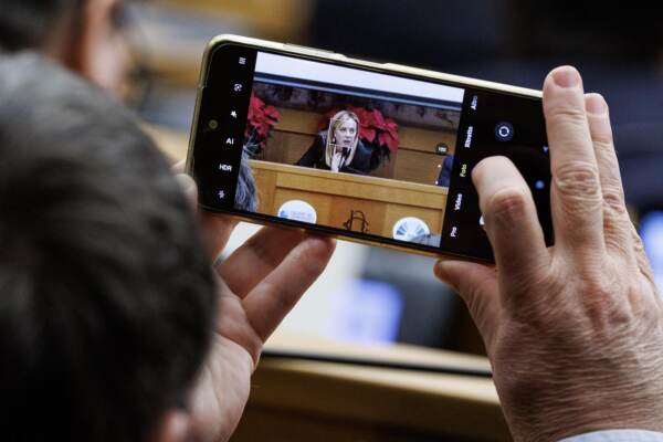 Conferenza stampa di fine anno del Presidente del Consiglio Giorgia Meloni