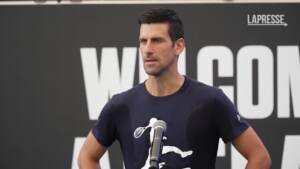 Australian Open, Djokovic: “Fantastico essere di nuovo qui”