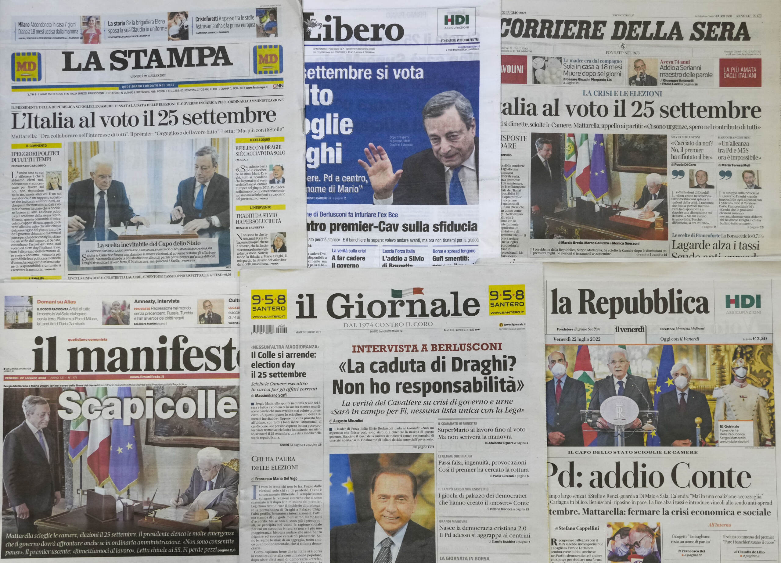 Editoria, calano i quotidiani in vendita: -9,4%