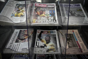 Pelè, la stampa mondiale celebra il ‘Re’ del calcio