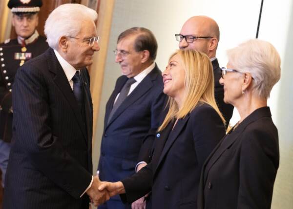 La Presidente Giorgia Meloni al Quirinale per la Cerimonia i Giorni della Ricerca