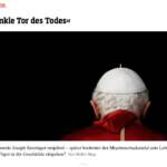 Ratzinger, i media tedeschi lo ricordano come “controverso”