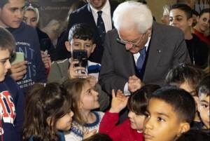 Quirinale, Sergio Mattarella, ha incontrato un gruppo di bambini ospiti di case famiglia