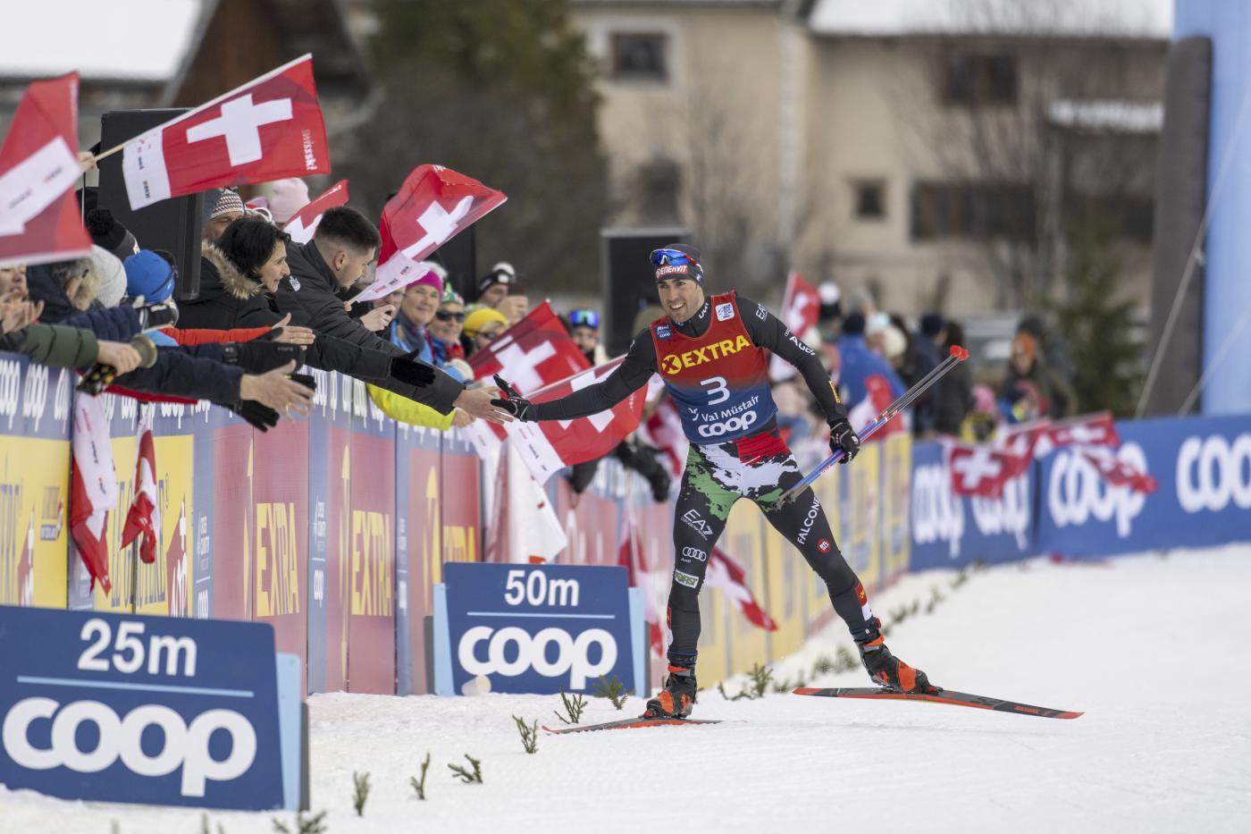Sci, Pellegrino terzo nel fondo al Tour de Ski Sci, Pellegrino terzo nel fondo al Tour de Ski