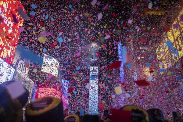 Festa di capodanno a Times Square a New York