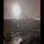 Capodanno, fuochi d’artificio sui tetti di Milano
