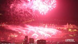 Capodanno, lo spettacolo a Barcellona