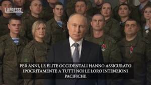 Ucraina, Putin: “Occidente ha mentito sulla pace”