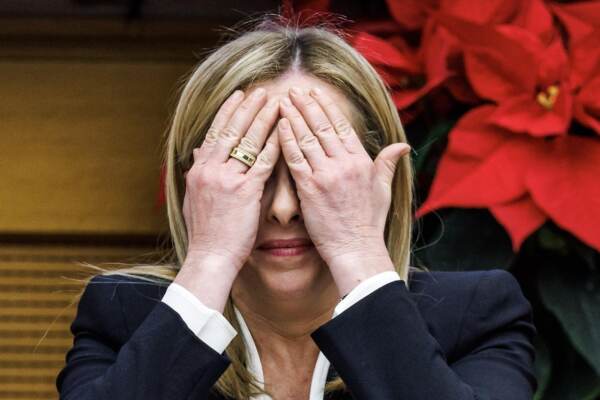 Conferenza stampa di fine anno del Presidente del Consiglio Giorgia Meloni