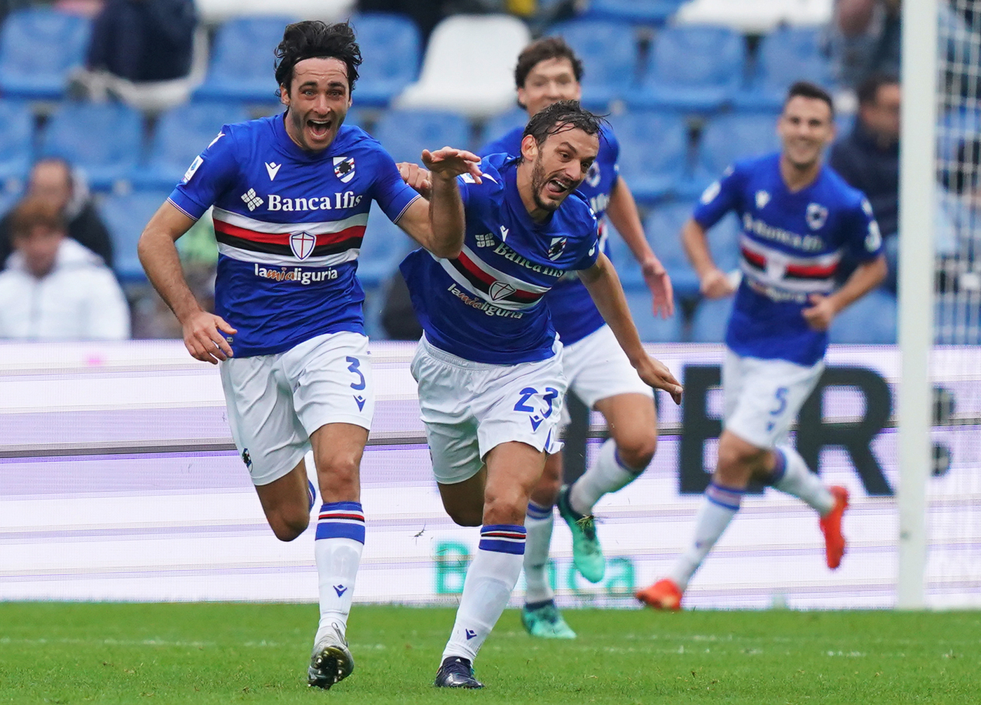 Sassuolo-Sampdoria, i doriani vincono 2-1