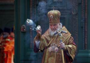 Il Patriarca Kirill celebra la liturgia per le forze armate russe