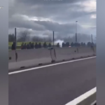 Arezzo, ultras di Napoli e Roma sull’A1