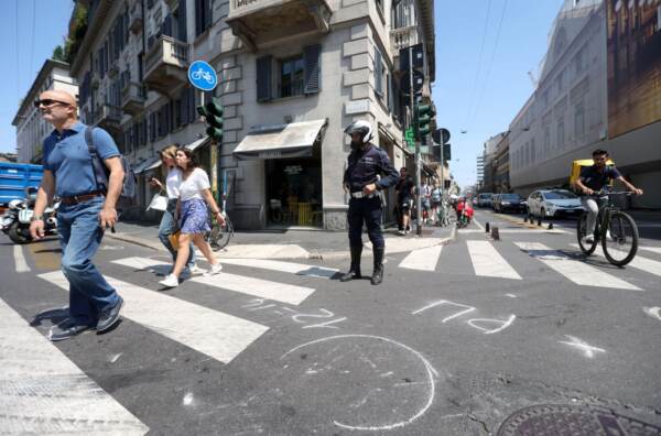 Milano, incidente in corso Venezia: investita in bici: il luogo dell'incidente