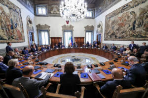 Palazzo Chigi - Primo riunione del Consiglio dei Ministri