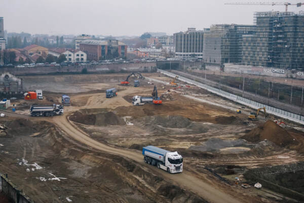 La visita al cantiere del Villaggio Olimpico allo Scalo di Porta Romana