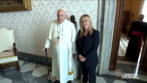 Vaticano, Giorgia Meloni a colloquio col Papa
