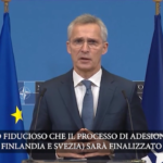 Nato, Stoltenberg “fiducioso su adesione Svezia e Finlandia”