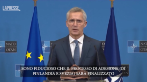 Nato, Stoltenberg “fiducioso su adesione Svezia e Finlandia”