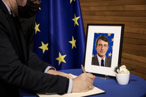 Omaggio al Parlamento Europeo per David Sassoli