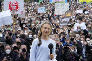 Clima, Greta a protesta contro sgombero Lützerath