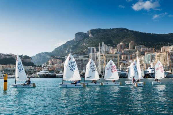 Sailing, the Monaco Yacht Club in action at the Ocean Race 