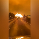 Lituania, esplode gasdotto vicino autostrada: fiamme alte 50 metri