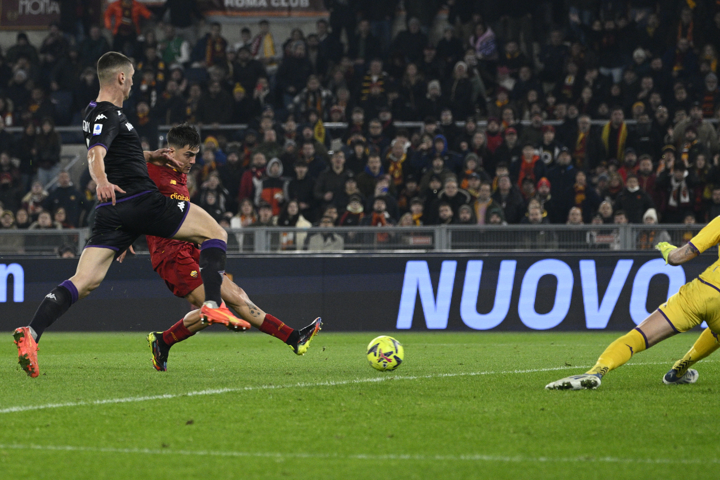 Roma-Fiorentina 2-0, doppio Dybala spinge i giallorossi