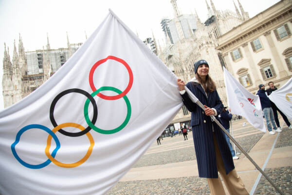 Milano, Flash Mob per i Giochi di Milano Cortina 2026