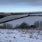 Regno Unito, neve sulla Cornovaglia