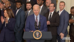 Usa, Biden omaggia i Warriors campioni Nba