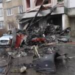 Ucraina, cade elicottero: sul luogo dello schianto