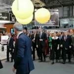 Spagna, Felipe VI e Letizia in visita al padiglione Italia a Fitur