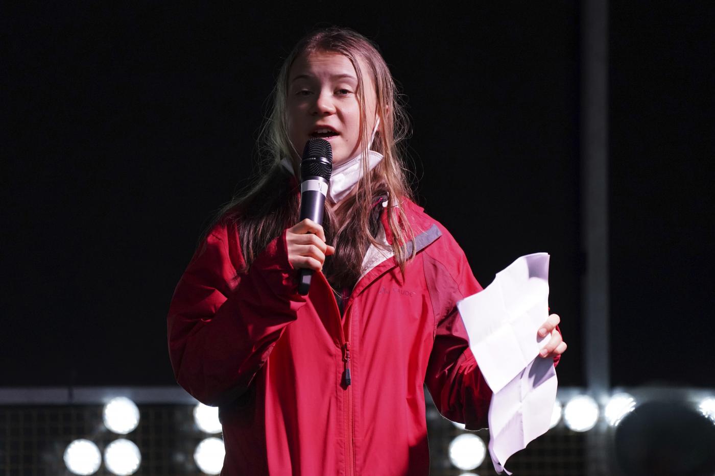 Clima, Greta Thunberg a Davos contro Big Oil