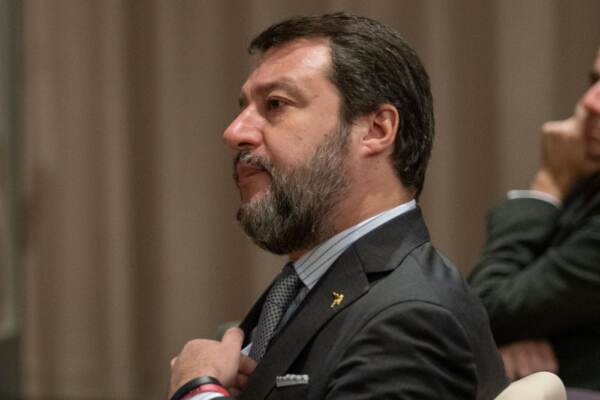 Olimpiadi Milano - Cortina 2026, conferenza con Matteo Salvini