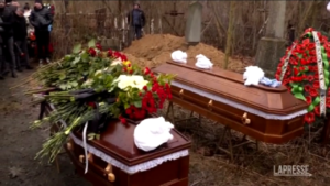 Ucraina, funerali vittime attacco a Dnipro