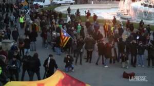 Barcellona, manifestazione per l’indipendenza catalana