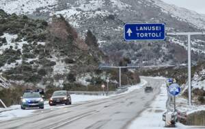 Maltempo, in Sardegna neve e temperature sotto zero