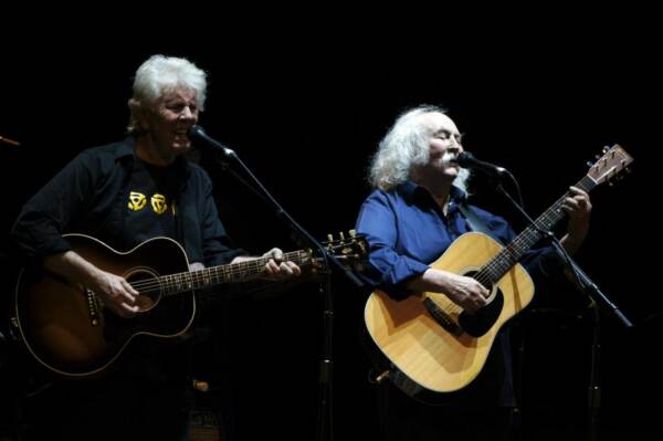 David Crosby e Graham Nash in concerto