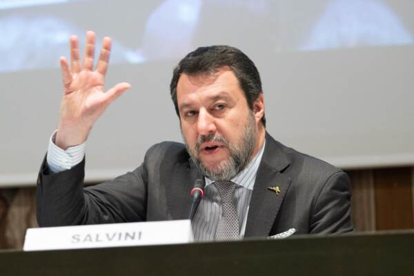 Olimpiadi Milano - Cortina 2026, conferenza con Matteo Salvini