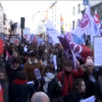 Parigi, manifestazione contro la riforma delle pensioni