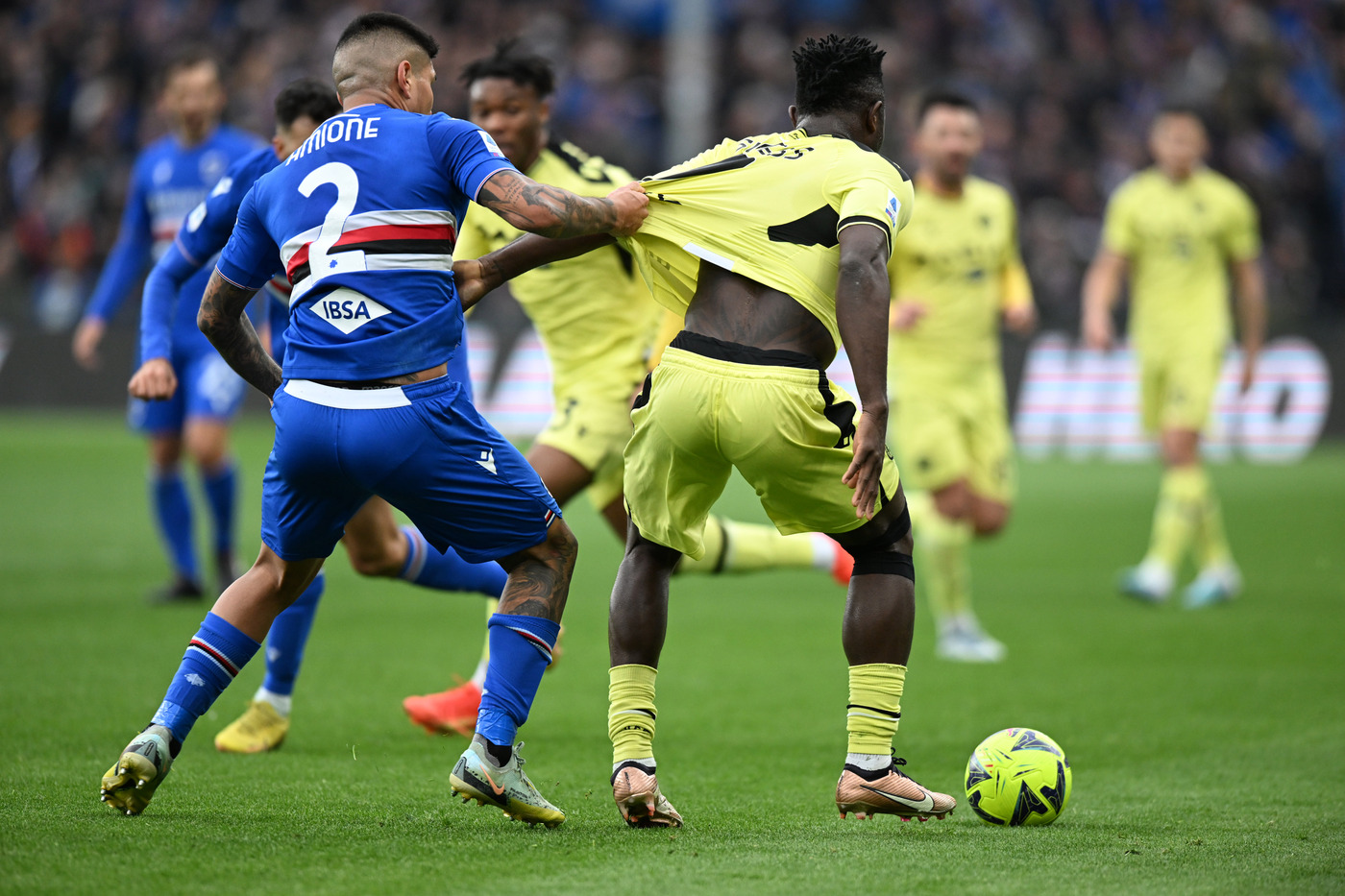 Sampdoria-Udinese 0-1, terza sconfitta consecutiva blucerchiati