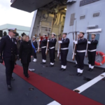 Governo, Meloni ad Algeri saluta Nave della Marina Militare