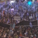 Israele, manifestazione contro governo Netanyahu a Tel Aviv