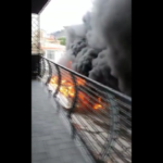 Paganese-Casertana, scontri tifosi: bus in fiamme